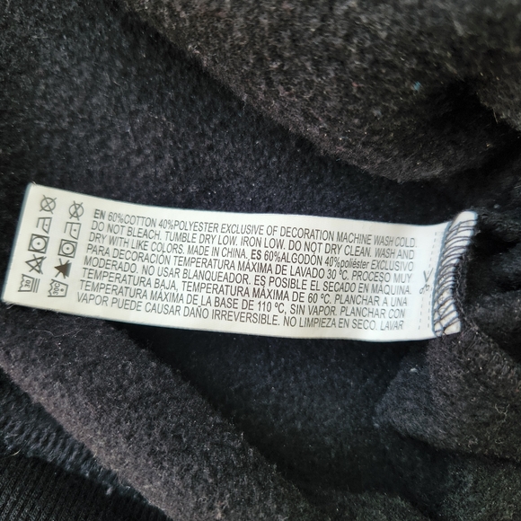 Juicy Couture X Forever 21 Black Hoodie Sparkly Gems Rhinestones Cozy Glam - Picture 11 of 15